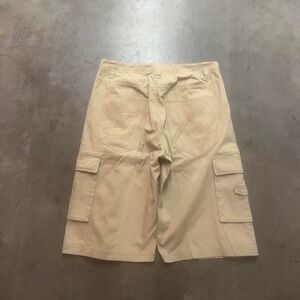 Vintage‎ Y2K southpole men's beige baggy cargo utility skater shorts embroidered